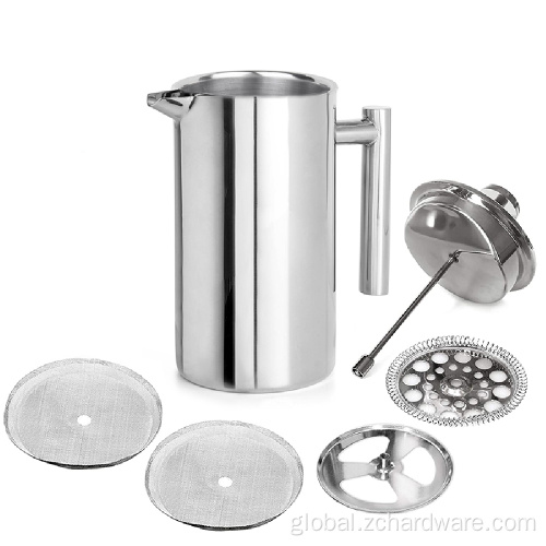 Best French Press Stainless Steel Insulated French Press Coffee Tea Maker Supplier